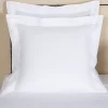 Best Pirce ❤️ Frette Triplo Popeline Euro Sham White/savage Beige 🎁 -Deals Frette Store unnamed file 1021