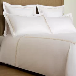 Promo ✔️ Frette Cruise Duvet Cover, King - 100% Exclusive White/beige 🤩 -Deals Frette Store unnamed file 144
