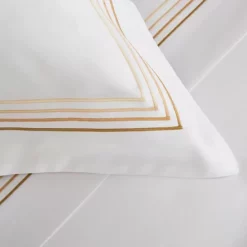 Promo ✔️ Frette Cruise Duvet Cover, King - 100% Exclusive White/beige 🤩 -Deals Frette Store unnamed file 145