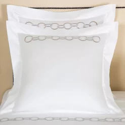 Brand new 💯 Frette Links Embroidery Bedding Collection Savage Beige/scoglio 🎁 -Deals Frette Store unnamed file 307