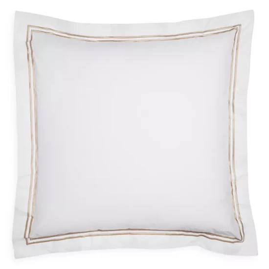 Brand new โจ Frette Classic Euro Sham White/gray ๐งจ 6 Brand new โจ Frette Classic Euro Sham White/gray ๐งจ - Image 4