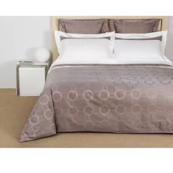 Coupon 🔥 Frette Chains Arredo Duvet Cover, King Gray/camel ❤️