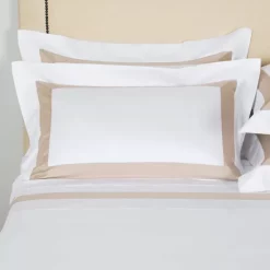 Brand new 👏 Frette Bicolore Bedding Collection White/light Azure 🎁 -Deals Frette Store unnamed file 401