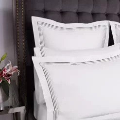 Flash Sale 💯 Frette Cruise Euro Sham - 100% Exclusive White/beige 🎉 -Deals Frette Store unnamed file 418