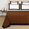 New 💯 Frette Rectangular Quilt Dark Orange/slate Gray 🔔 -Deals Frette Store unnamed file 523