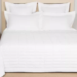 New 💯 Frette Rectangular Quilt Dark Orange/slate Gray 🔔 -Deals Frette Store unnamed file 529