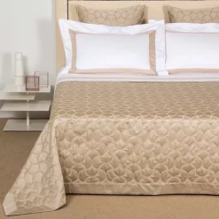 Best Pirce 😍 Frette Lux Tile Coverlet, King Savage Beige 😍 -Deals Frette Store unnamed file 646