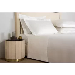 Best Sale 😀 Frette Essentials Doppio Ajour Standard Sham Milk 🧨 -Deals Frette Store unnamed file 695