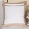 Discount 😀 Frette Bold Euro Sham Milk/savage Beige 👍 -Deals Frette Store unnamed file 817