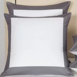 Discount 😀 Frette Bold Euro Sham Milk/savage Beige 👍 -Deals Frette Store unnamed file 821