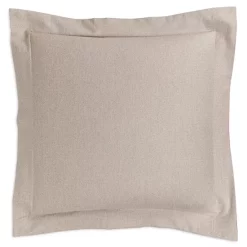 Promo ❤️ Frette Chevron Melange Euro Sham - 100% Exclusive Naturale 😍