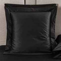 Promo 😀 Frette Across Cotton Euro Sham Storm Grey 👏