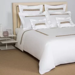 Best Pirce 🥰 Frette Basketweave Bedding Collection Milk/black 👍 -Deals Frette Store unnamed file 916