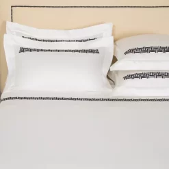 Best Pirce 🥰 Frette Basketweave Bedding Collection Milk/black 👍 -Deals Frette Store unnamed file 920