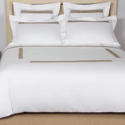 Best Pirce 🥰 Frette Basketweave Bedding Collection Milk/black 👍 -Deals Frette Store unnamed file 922