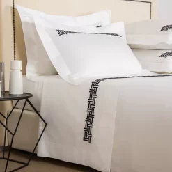 Buy 🛒 Frette Basket Weave Embroidered Euro Sham Milk/scoglio 🔥 -Deals Frette Store unnamed file 955