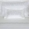 Promo 😉 Frette Ornate Medallion Embroidered Boudoir Sham Milk/light Azure ✨ -Deals Frette Store unnamed file 973